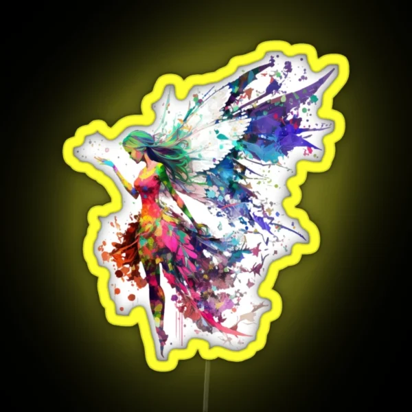 Aesthetic Colorful Fairy Fantasy Design RGB Neon Sign