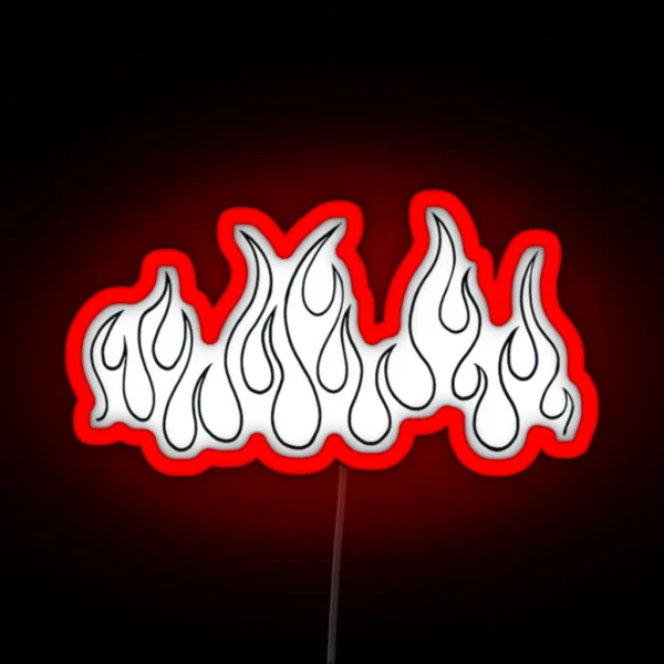 Aesthetic Flames RGB Neon Sign