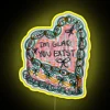 RGB Color Changing Neon Sign with Customizable Message Display Options.