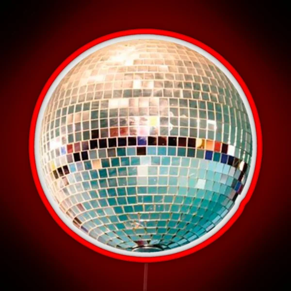 Aesthetic Hydro Disco Ball RGB Neon Sign
