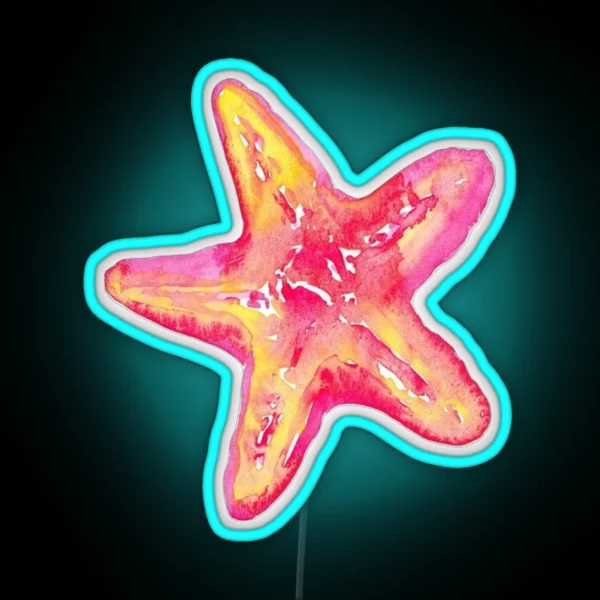 Aesthetic Led Starfish RGB Neon Sign