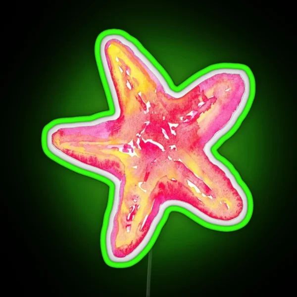 Aesthetic Led Starfish RGB Neon Sign