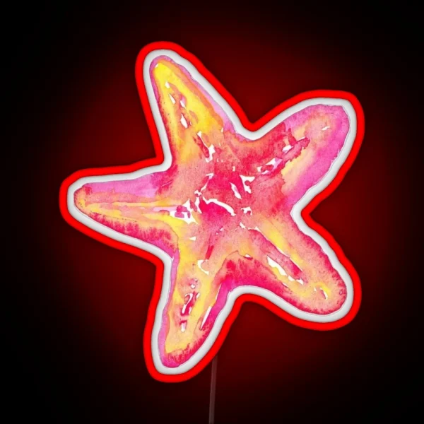 Aesthetic Led Starfish RGB Neon Sign
