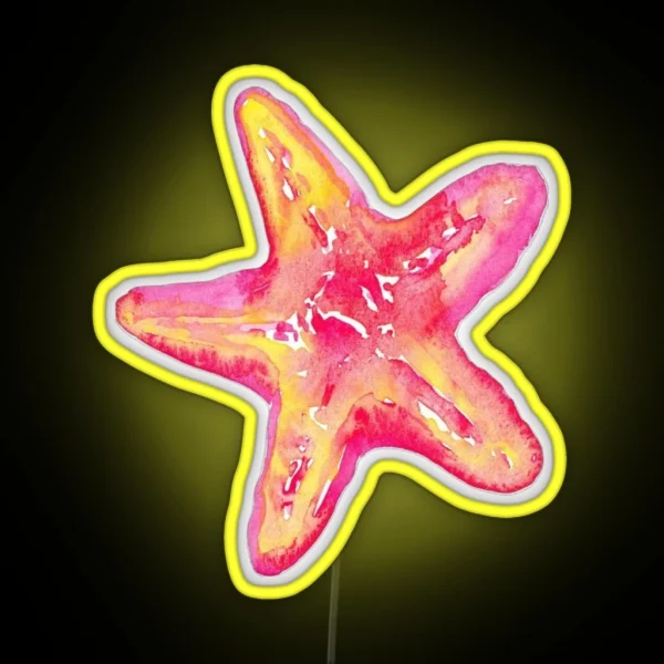 Aesthetic Led Starfish RGB Neon Sign