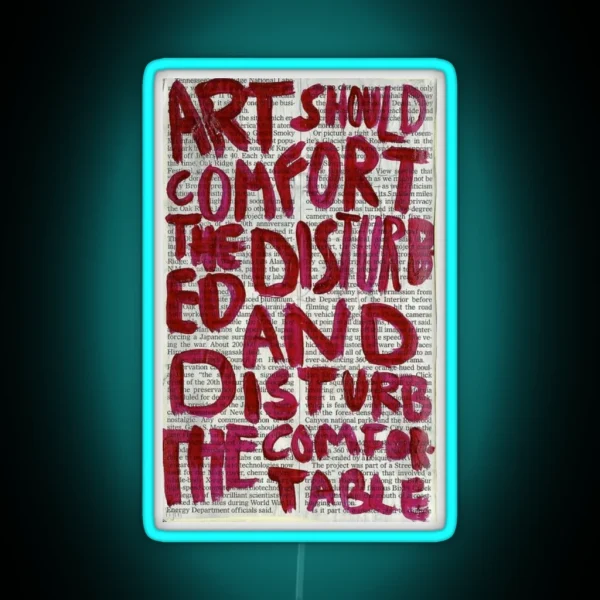 Aesthetic Print RGB Neon Sign