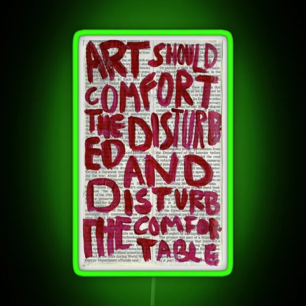 Aesthetic Print RGB Neon Sign