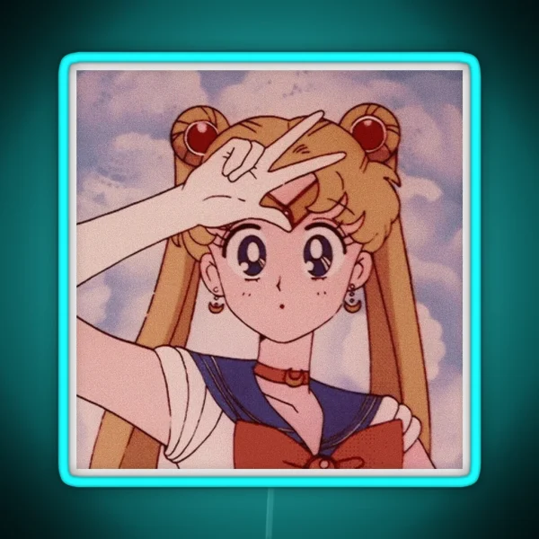 Aesthetic Sailor Moon RGB Neon Sign