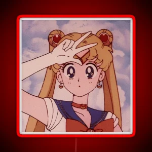 Aesthetic Sailor Moon RGB Neon Sign