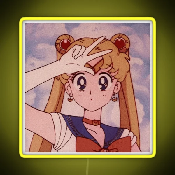 Aesthetic Sailor Moon RGB Neon Sign