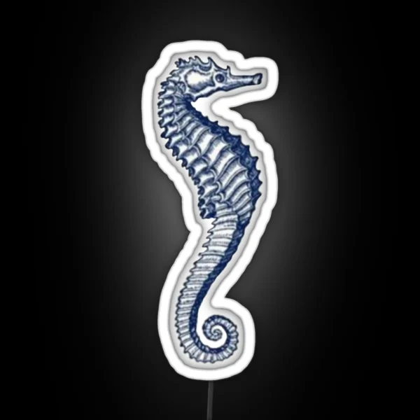 Aesthetic Seahorse RGB Neon Sign