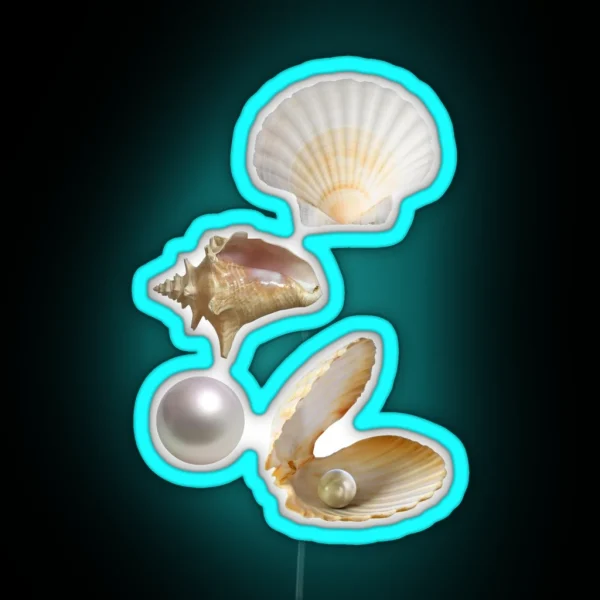 Aesthetic Seashell Led Ledpack RGB Neon Sign