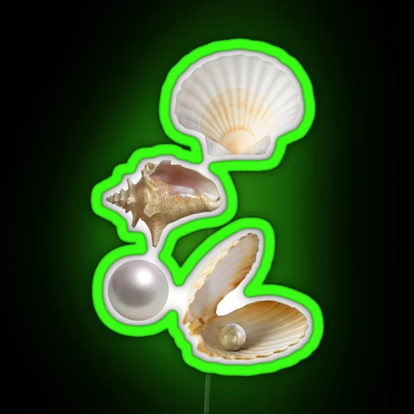 Aesthetic Seashell Led Ledpack RGB Neon Sign