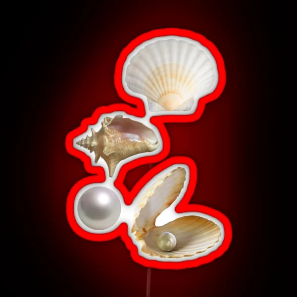 Aesthetic Seashell Led Ledpack RGB Neon Sign