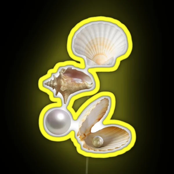 Aesthetic Seashell Led Ledpack RGB Neon Sign