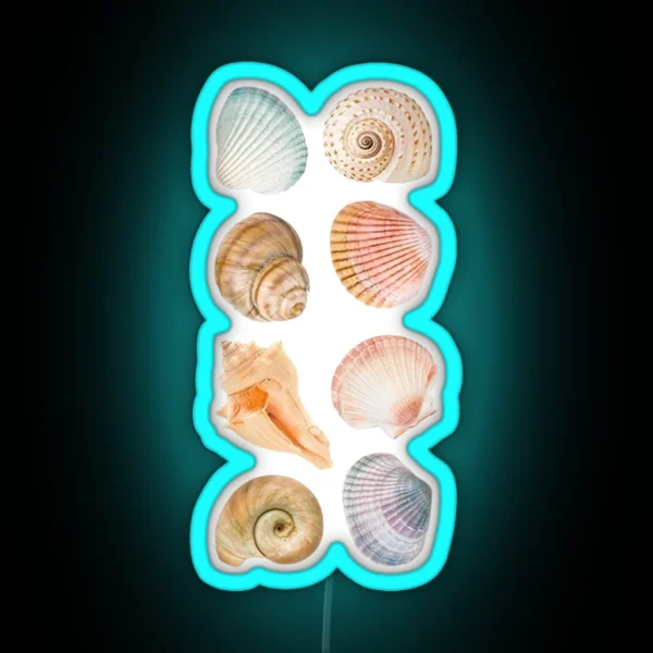 Aesthetic Shell Led RGB Neon Sign