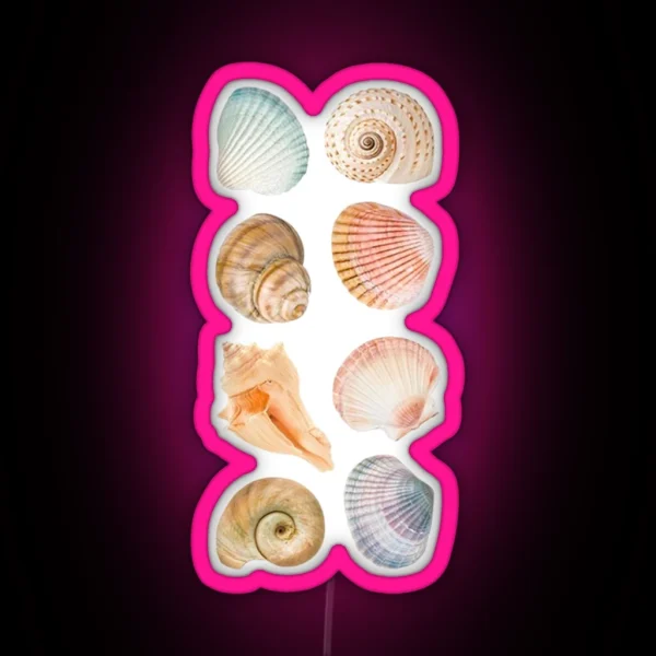 Aesthetic Shell Led RGB Neon Sign