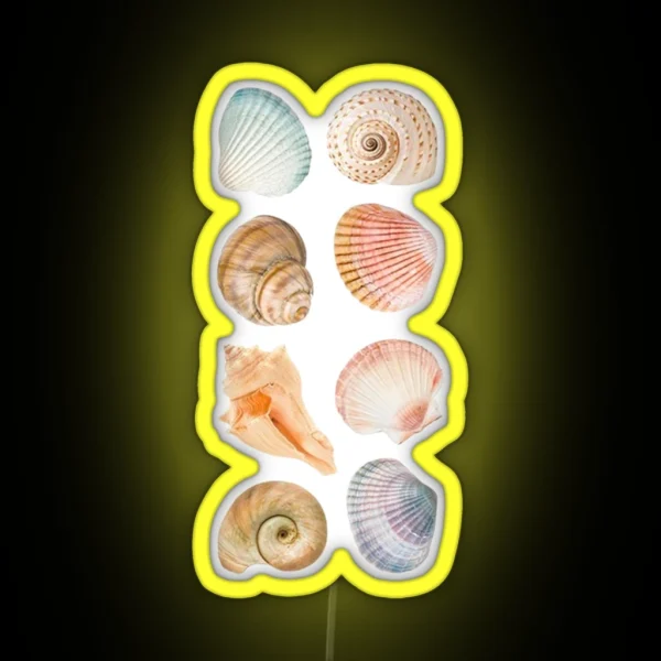 Aesthetic Shell Led RGB Neon Sign