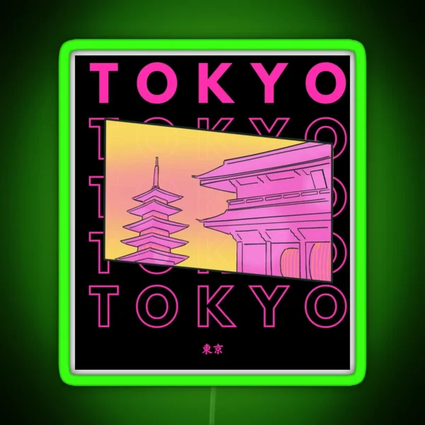 Aesthetic Tokyo Classic Led RGB Neon Sign