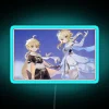 Gaming Room Decor with Vibrant Aether & Lumine Neon Sign