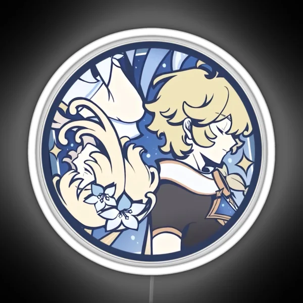Aether And Lumine Travelers From Genshin RGB Neon Sign