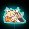 Official Genshin Impact Inspired Neon Sign for Aether Traveler Fans