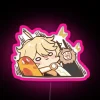 Customizable RGB Neon Sign for Aether Genshin Traveler Fans Unleash