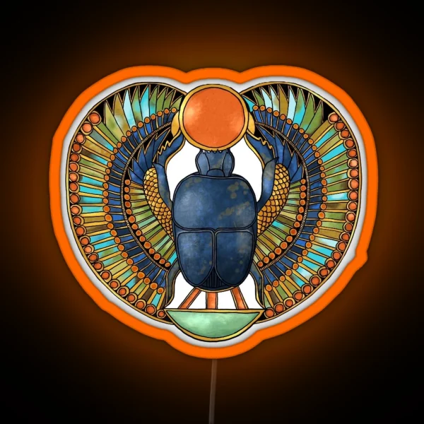AFC Scarab Without Text RGB Neon Sign