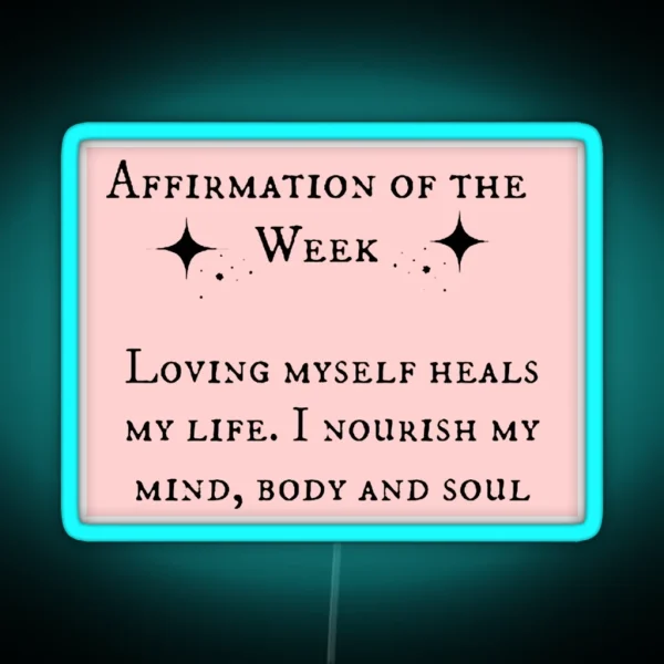 Affirmation RGB Neon Sign
