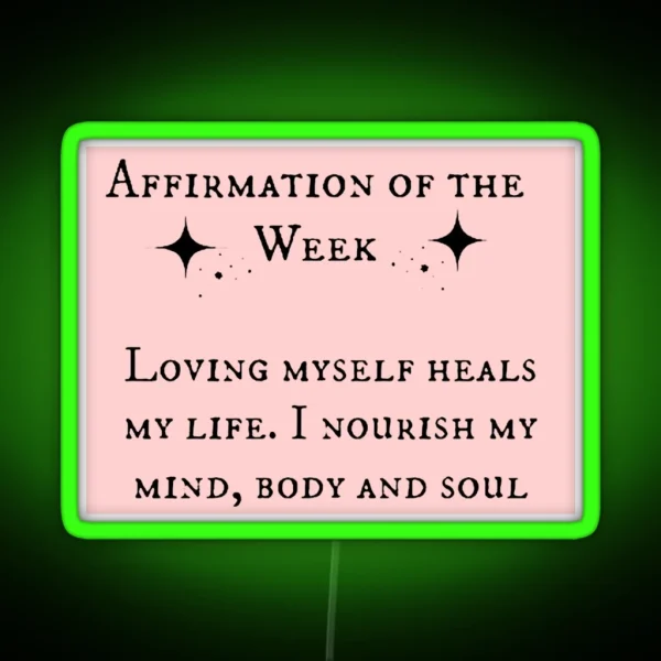 Affirmation RGB Neon Sign