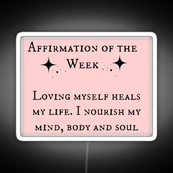 Affirmation RGB Neon Sign