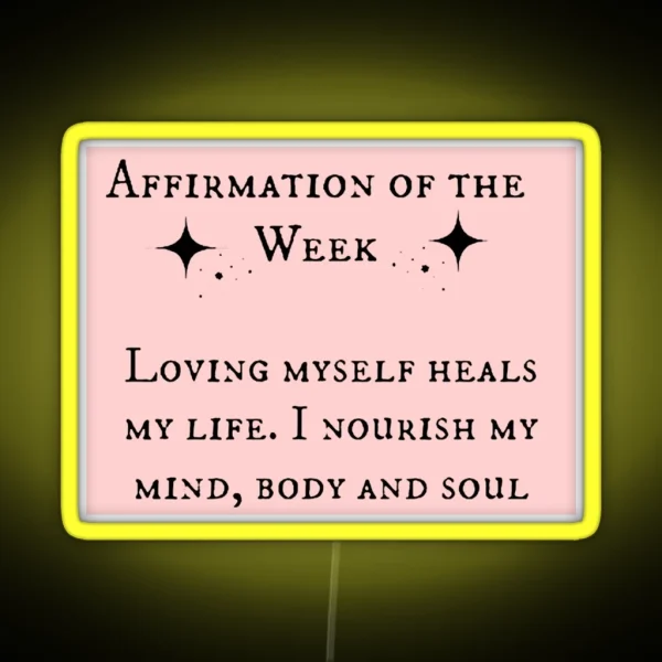 Affirmation RGB Neon Sign