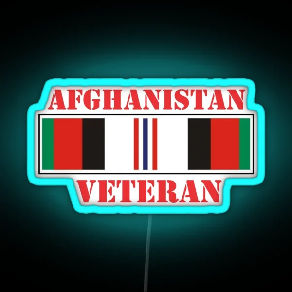 Afghanistan Veteran Led RGB Neon Sign