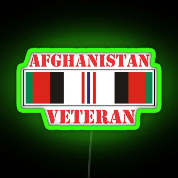 Afghanistan Veteran Led RGB Neon Sign