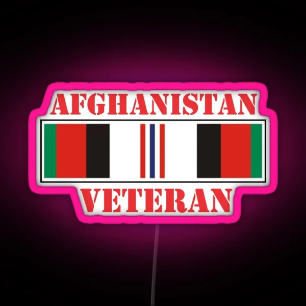 Afghanistan Veteran Led RGB Neon Sign