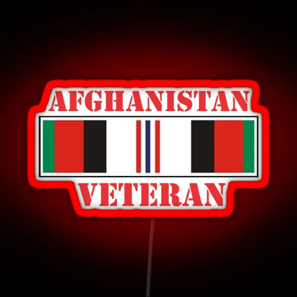 Afghanistan Veteran Led RGB Neon Sign