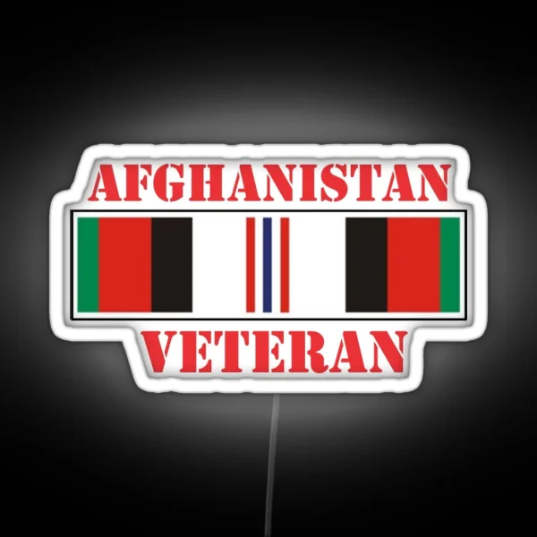 Afghanistan Veteran Led RGB Neon Sign