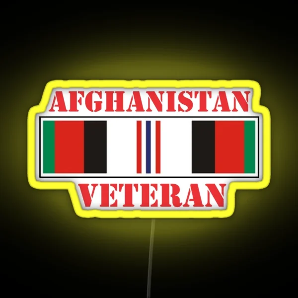 Afghanistan Veteran Led RGB Neon Sign