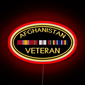 Afghanistan Veteran RGB Neon Sign