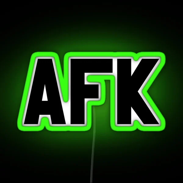 AFK RGB Neon Sign