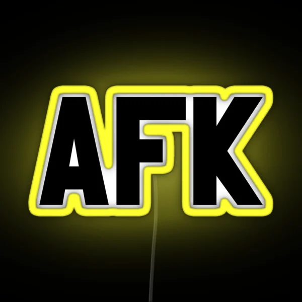 AFK RGB Neon Sign