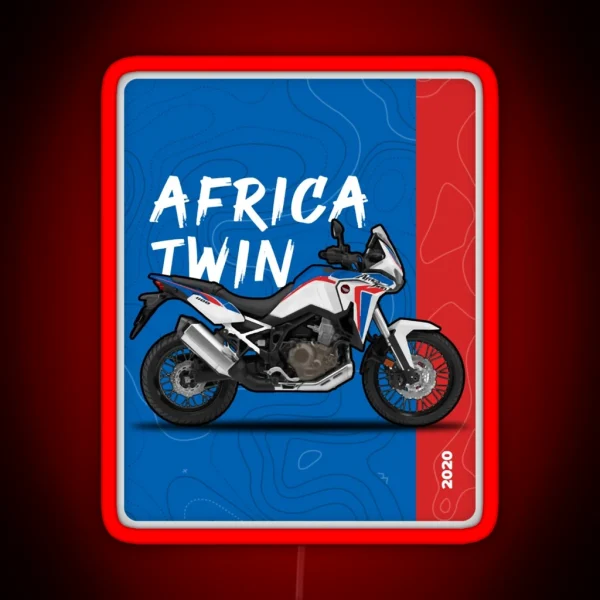 Africa Twin RGB Neon Sign