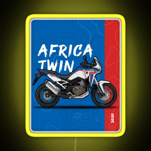 Africa Twin RGB Neon Sign