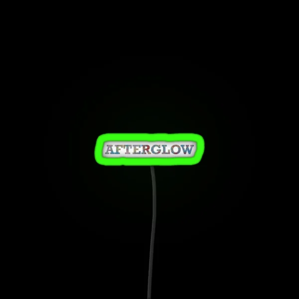 Afterglow Ed Sheeran RGB Neon Sign