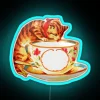 Afternoon Tea Cat RGB Neon Sign - Image 3