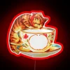 Afternoon Tea Cat RGB Neon Sign - Image 2
