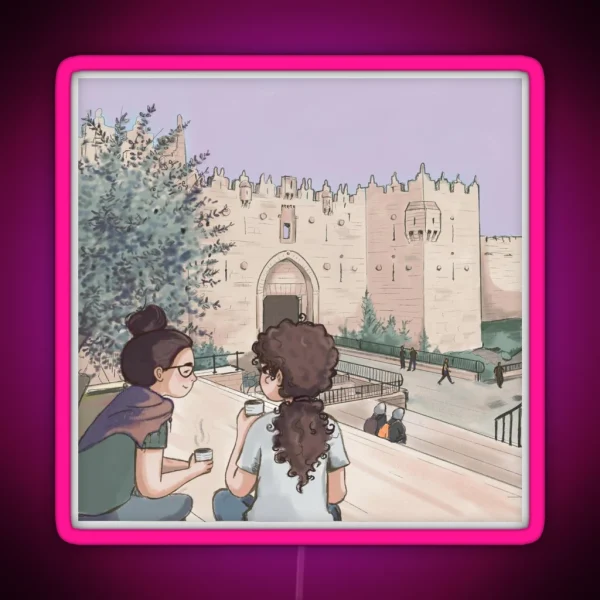 Afternoon Tea In Jerusalem RGB Neon Sign