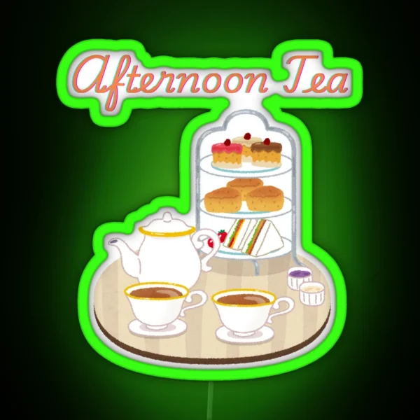 Afternoon Tea RGB Neon Sign