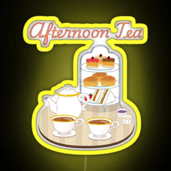Afternoon Tea RGB Neon Sign