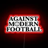Against modern football, rebellion shines in darkened sports bars tonight.