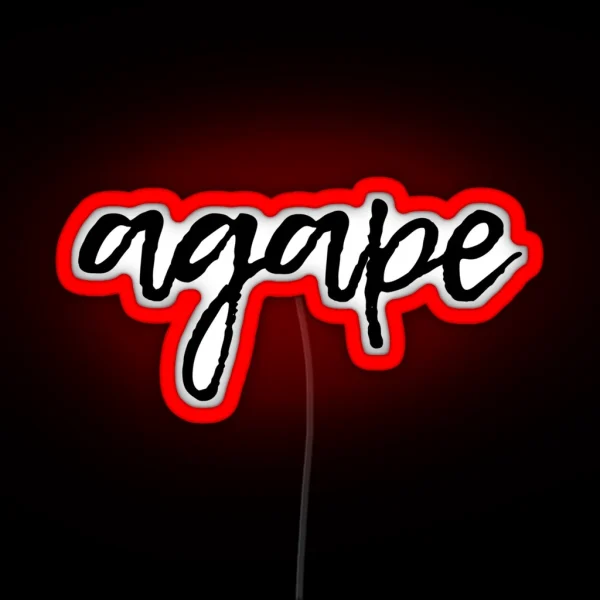 Agape RGB Neon Sign